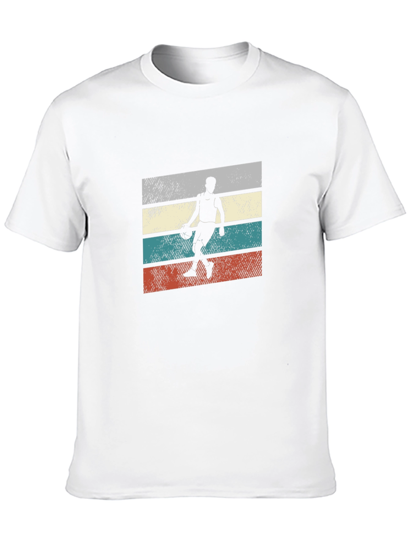 Retro Basketball Player Graphic T-Shirt