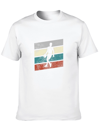 Retro Basketball Player Graphic T-Shirt