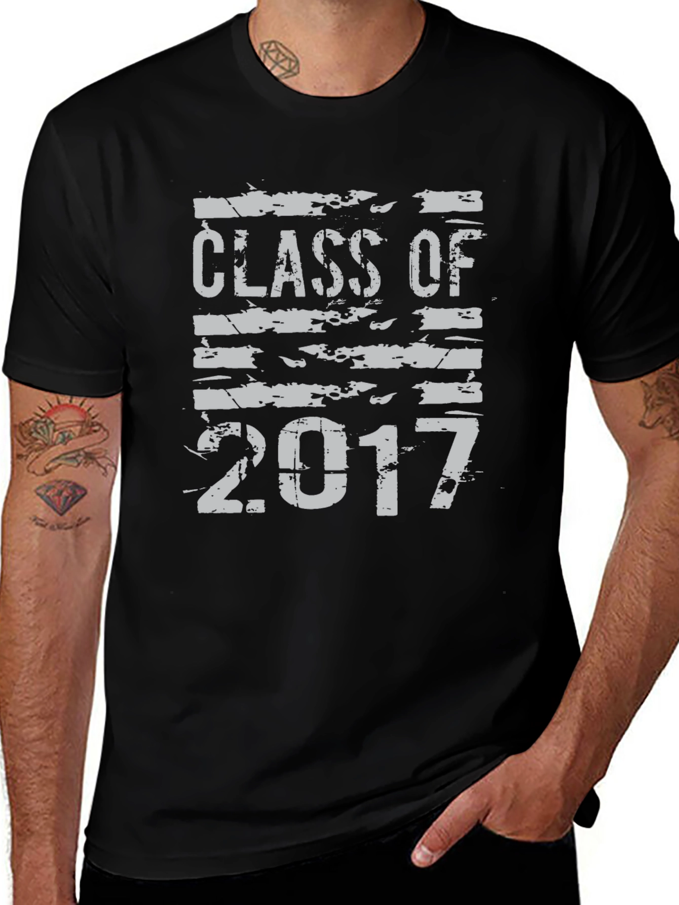 Class of 2017 Black T-Shirt