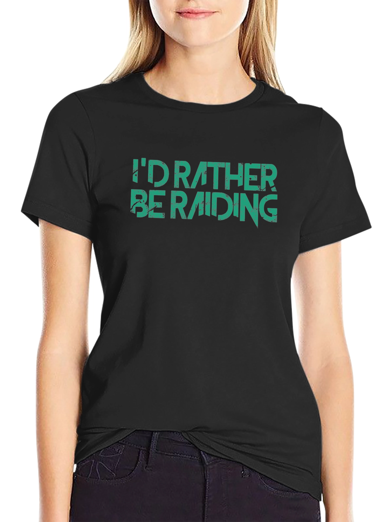 Id Rather Be Raiding T-Shirt - Gamer Apparel