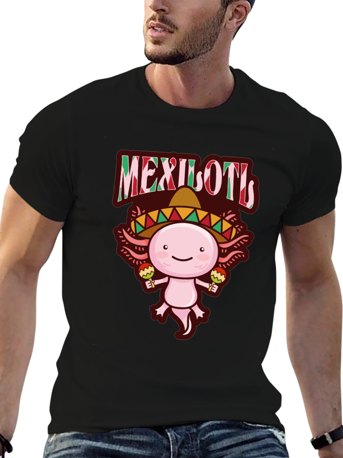 Mexilotl Axolotl T-Shirt - Cinco de Mayo