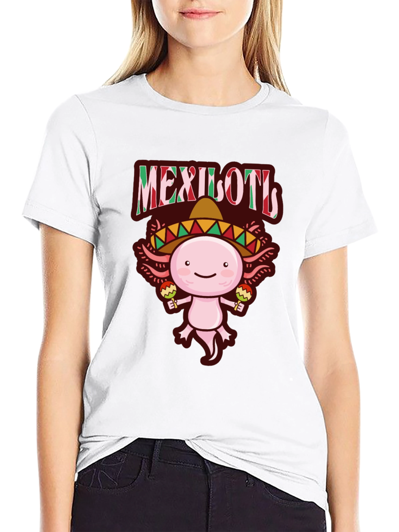 Mexilotl Axolotl T-Shirt - Cinco de Mayo