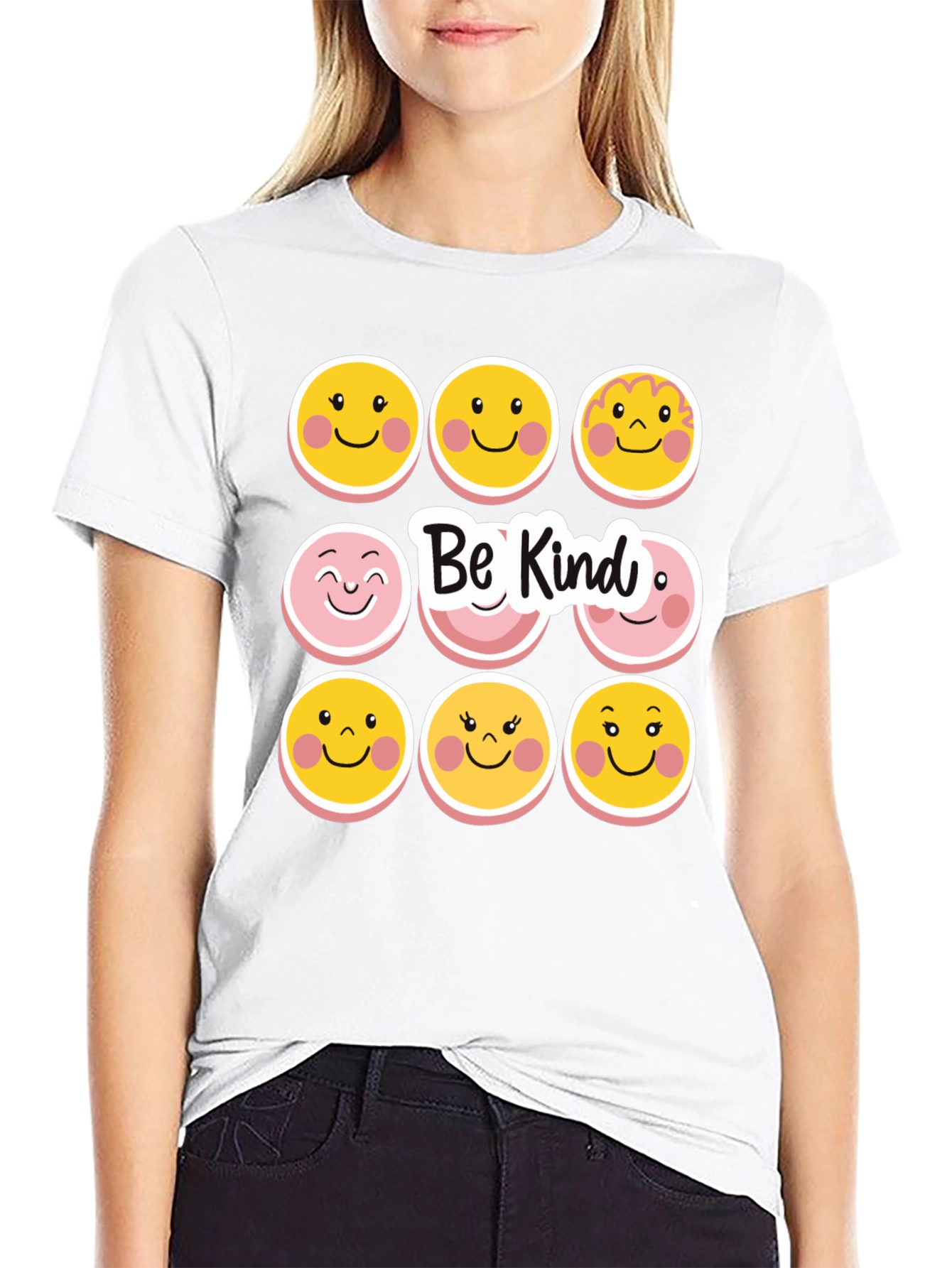 Be Kind Smiley Face T-Shirt