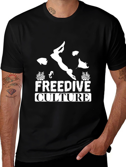 Freedive Culture Black T-Shirt