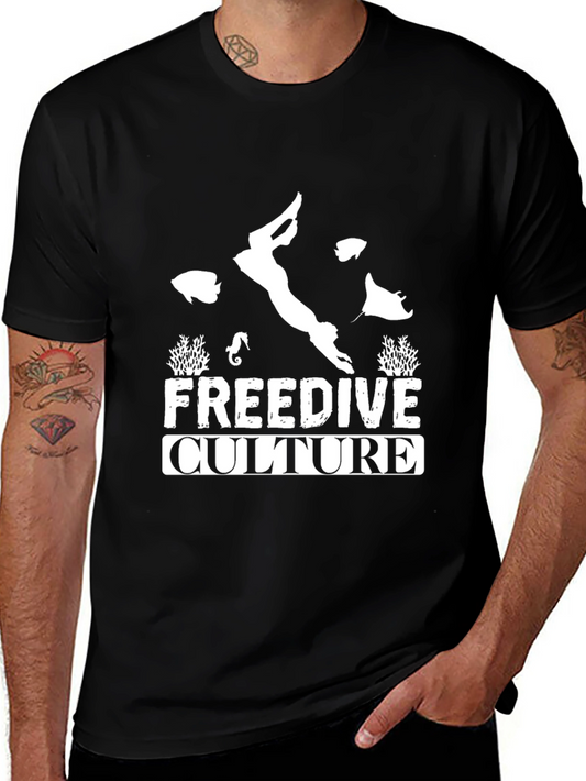 Freedive Culture Black T-Shirt
