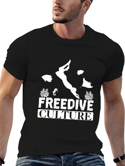 Freedive Culture Black T-Shirt