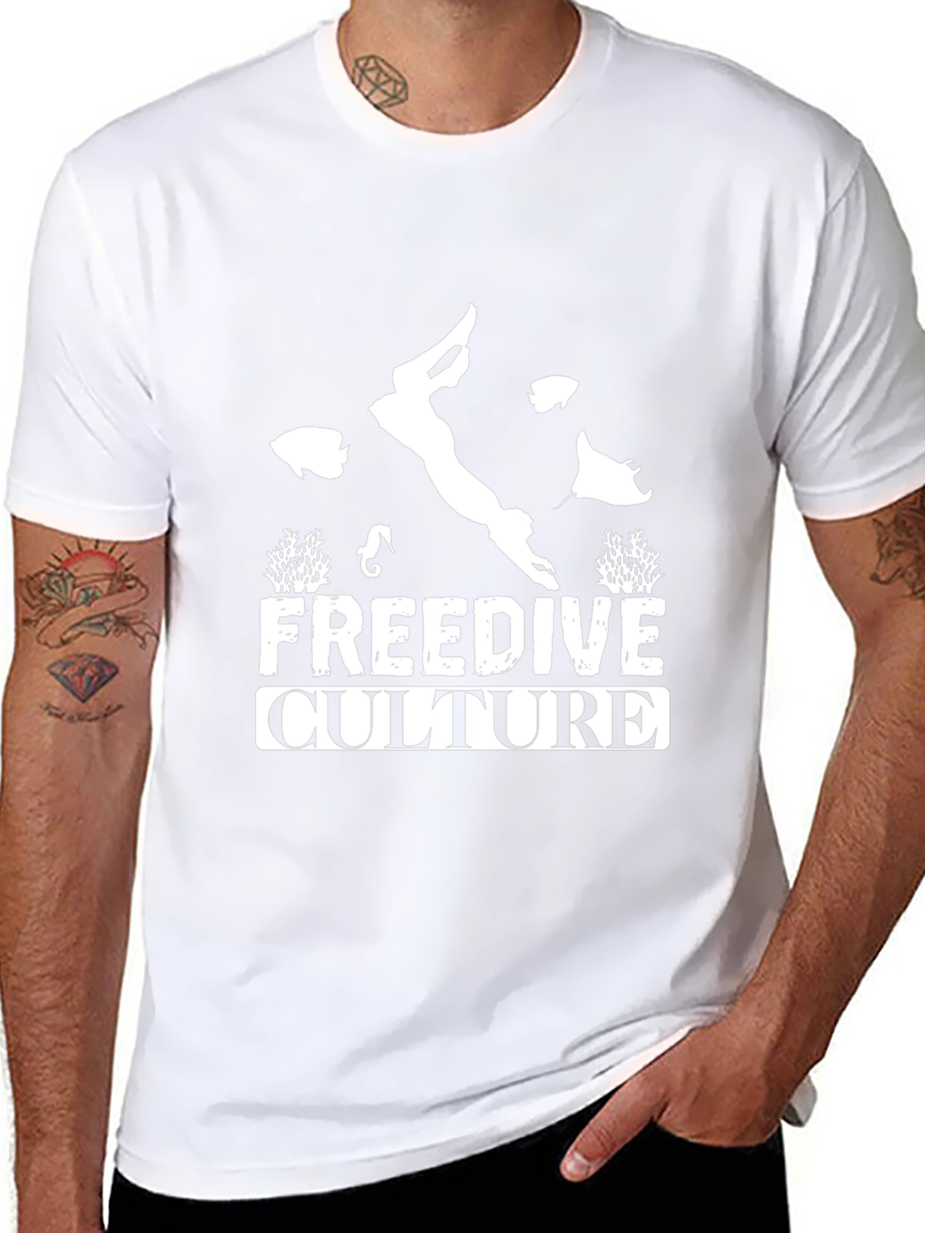 Freedive Culture Black T-Shirt