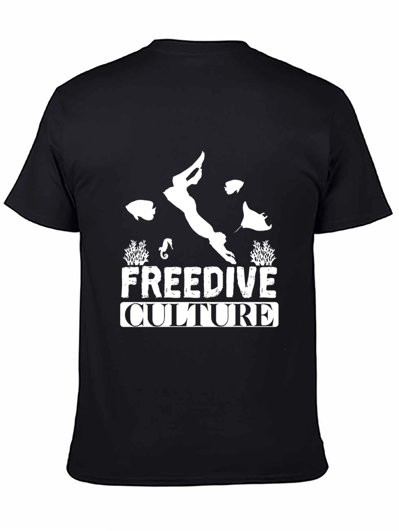 Freedive Culture Black T-Shirt