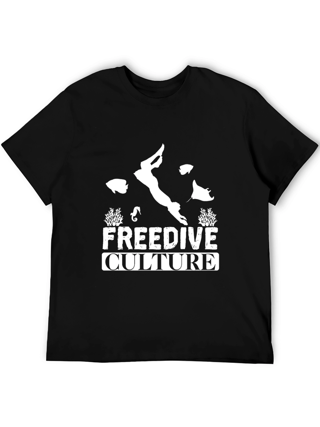 Freedive Culture Black T-Shirt