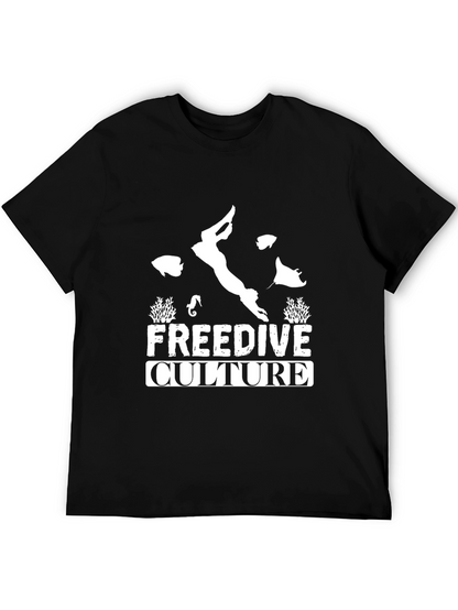 Freedive Culture Black T-Shirt