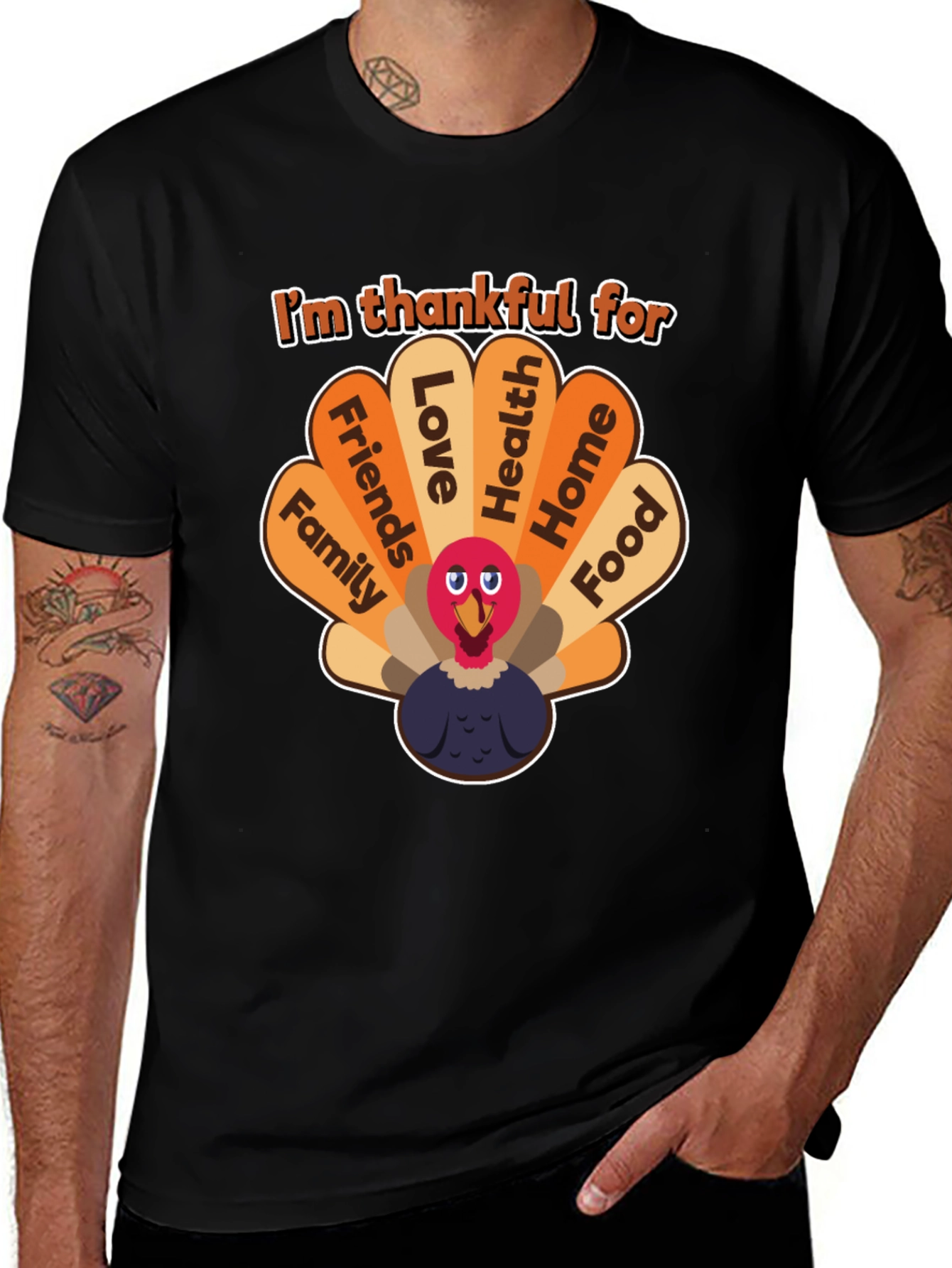 Im Thankful For Turkey Graphic Tee