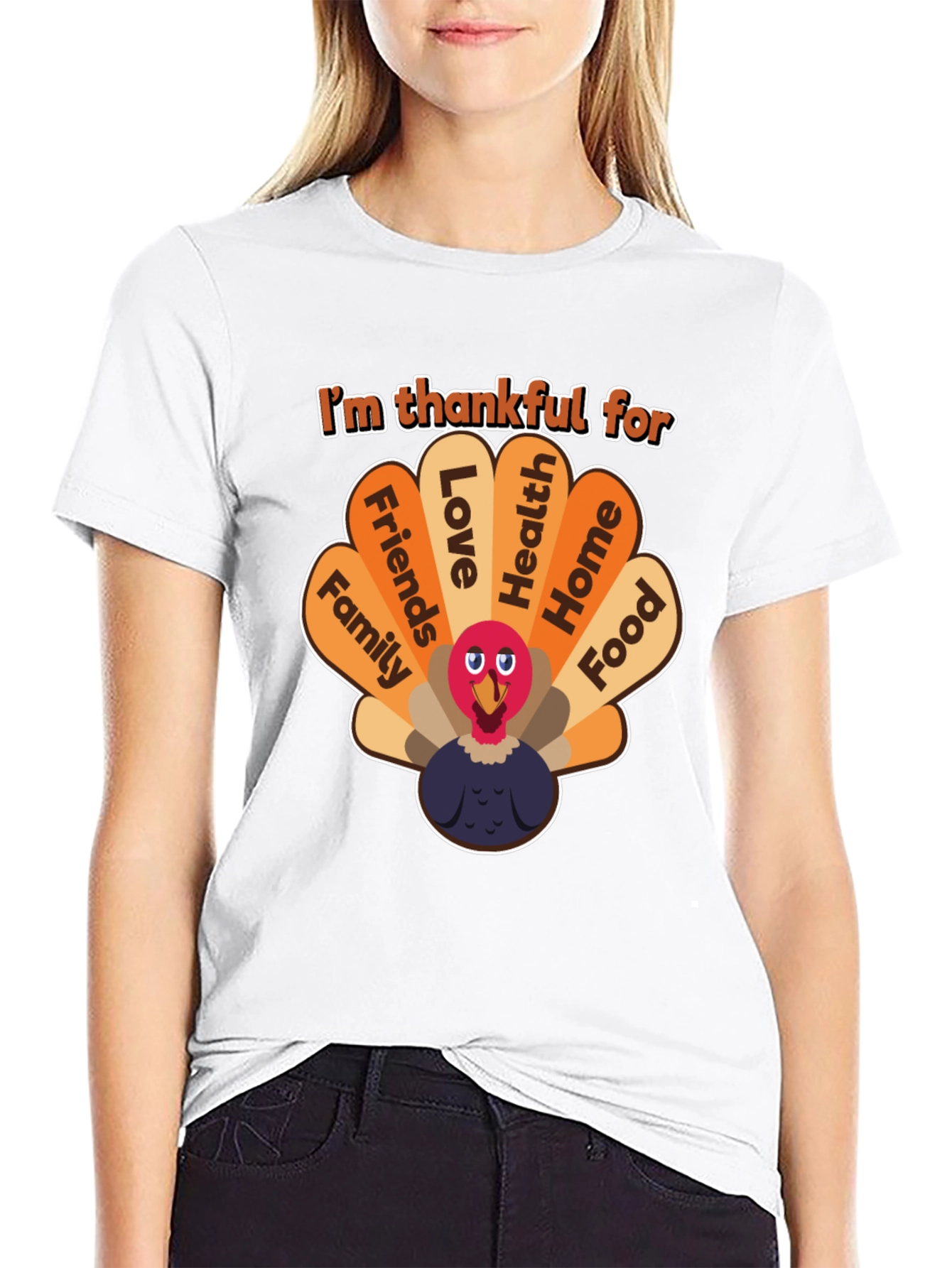 Im Thankful For Turkey Graphic Tee