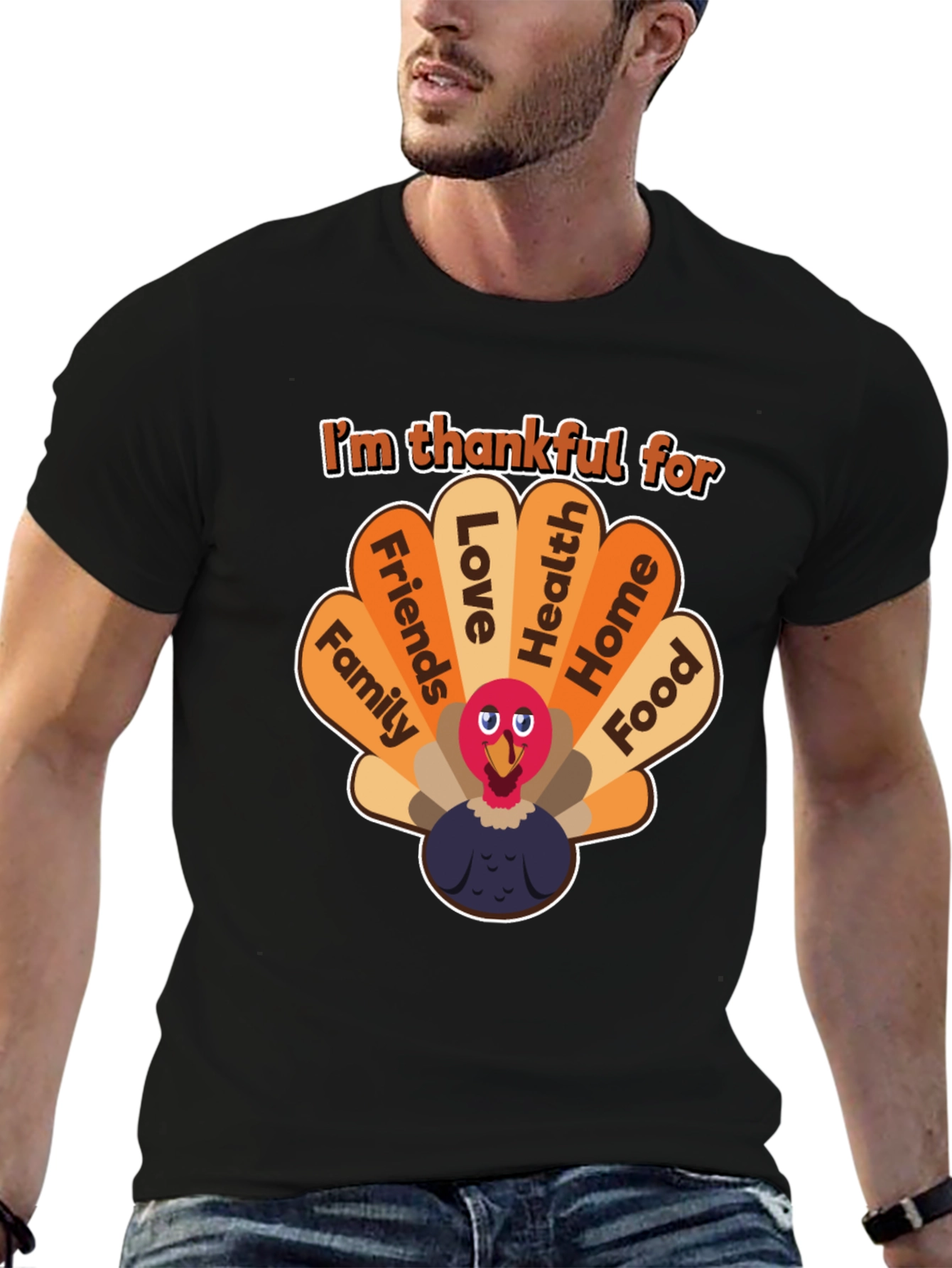 Im Thankful For Turkey Graphic Tee