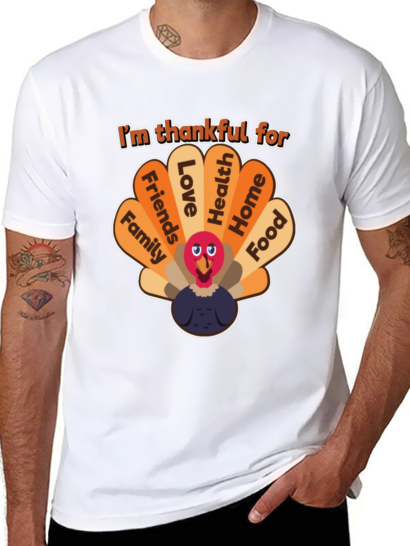 Im Thankful For Turkey Graphic Tee