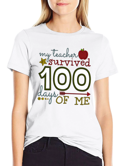 Teacher Survived 100 Days of Me T-Shirt