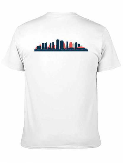 Cityscape Silhouette Tee - Modern Graphic T-Shirt