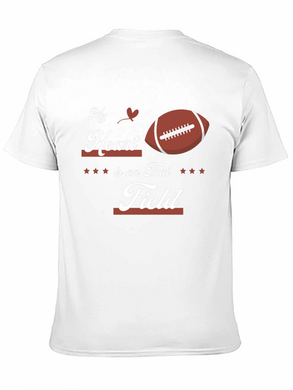 My Heart is on That Field Football T-Shirt