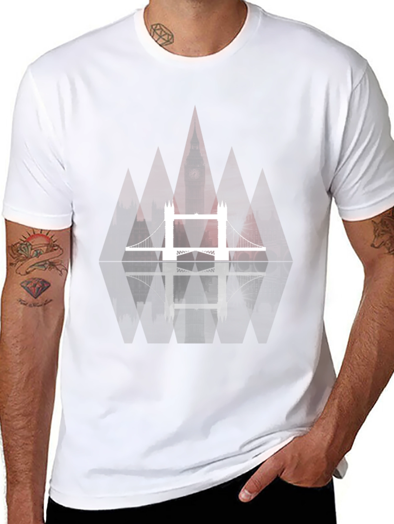 London Bridge Graphic Tee - Modern Design