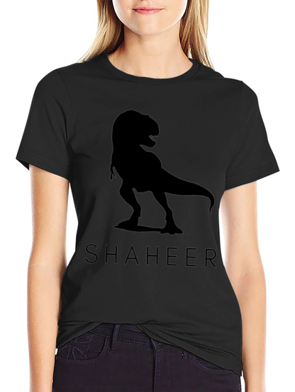 Black T-Rex Graphic Tee - SHAHEER