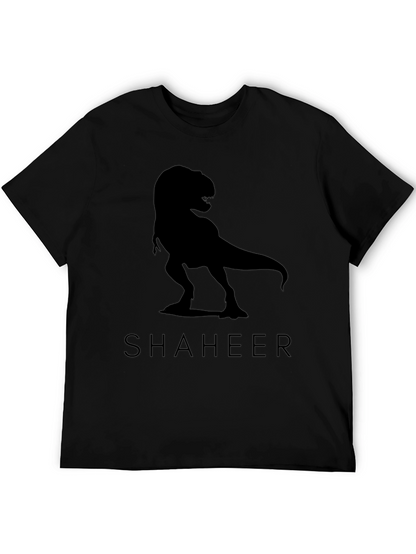 Black T-Rex Graphic Tee - SHAHEER