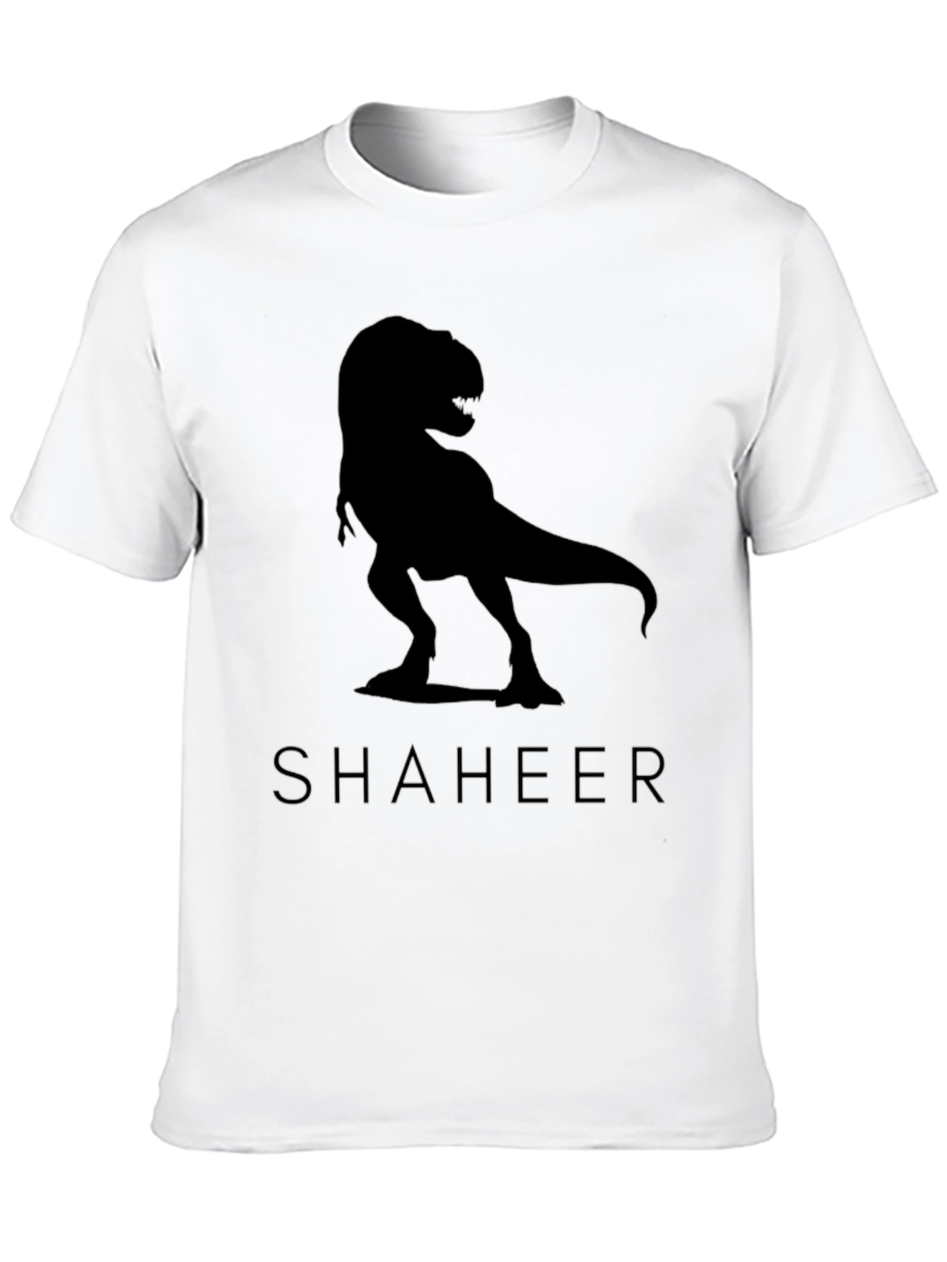 Black T-Rex Graphic Tee - SHAHEER