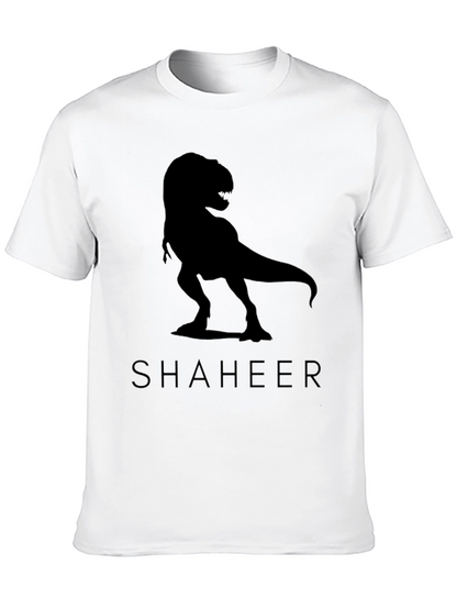 Black T-Rex Graphic Tee - SHAHEER