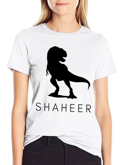 Black T-Rex Graphic Tee - SHAHEER