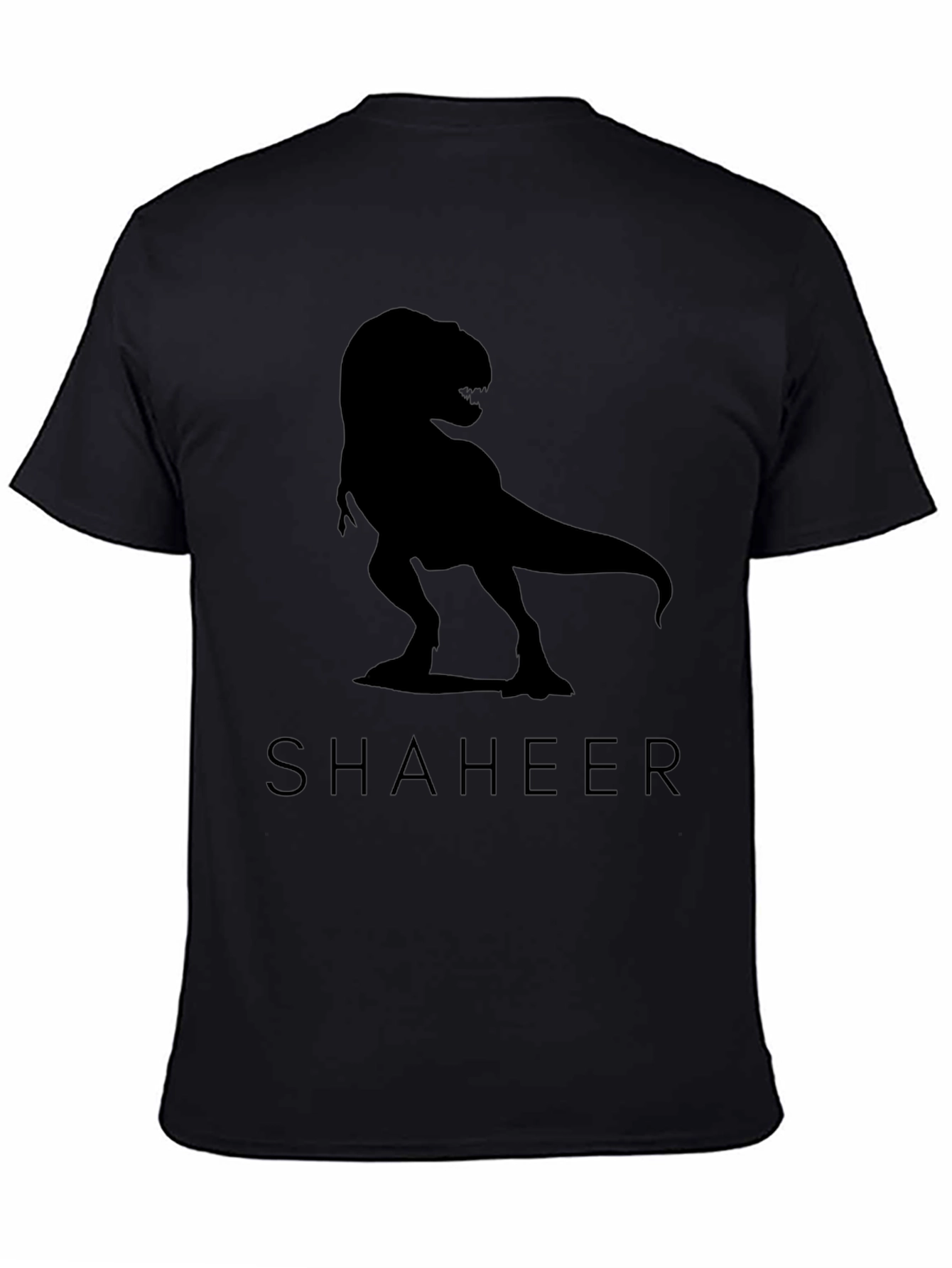 Black T-Rex Graphic Tee - SHAHEER