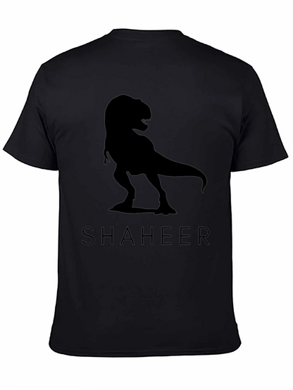 Black T-Rex Graphic Tee - SHAHEER