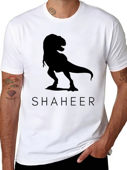 Black T-Rex Graphic Tee - SHAHEER