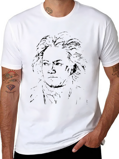 Beethoven Graphic T-Shirt - Classic Composer Tee
