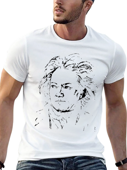 Beethoven Graphic T-Shirt - Classic Composer Tee