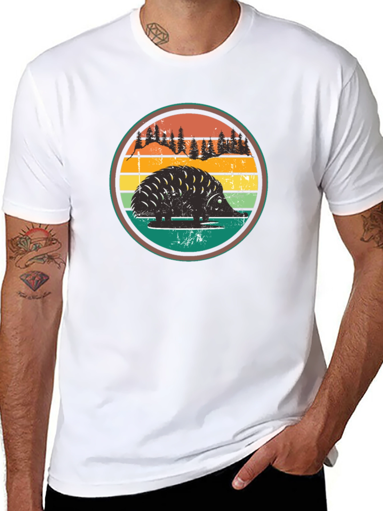 Retro Hedgehog T-Shirt