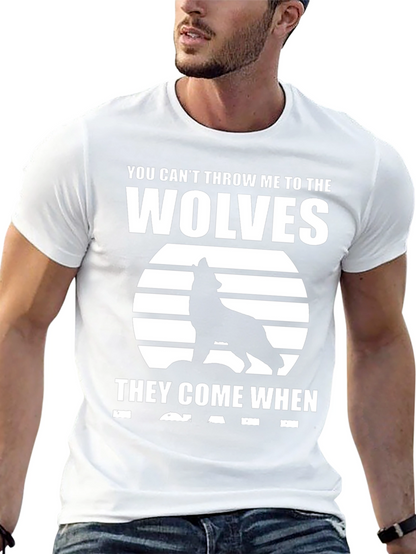 Wolf Pack T-Shirt - Black Graphic Tee