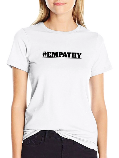 #Empathy Graphic T-Shirt - Black