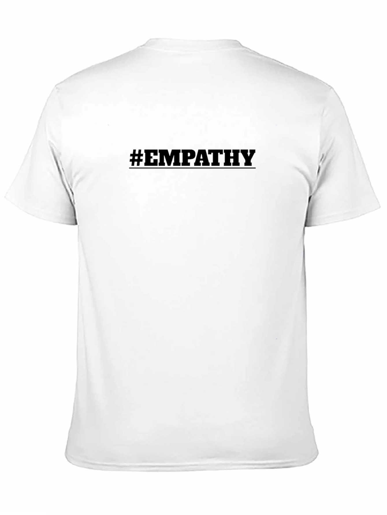 #Empathy Graphic T-Shirt - Black