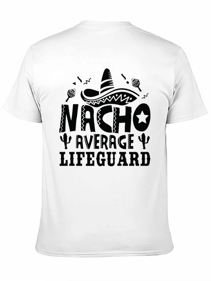 Nacho Average Lifeguard Black Graphic Tee