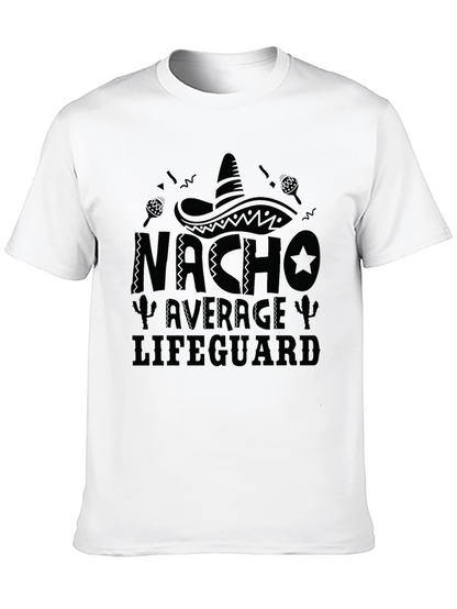 Nacho Average Lifeguard Black Graphic Tee