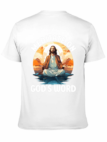 Meditate on Gods Word Black T-Shirt