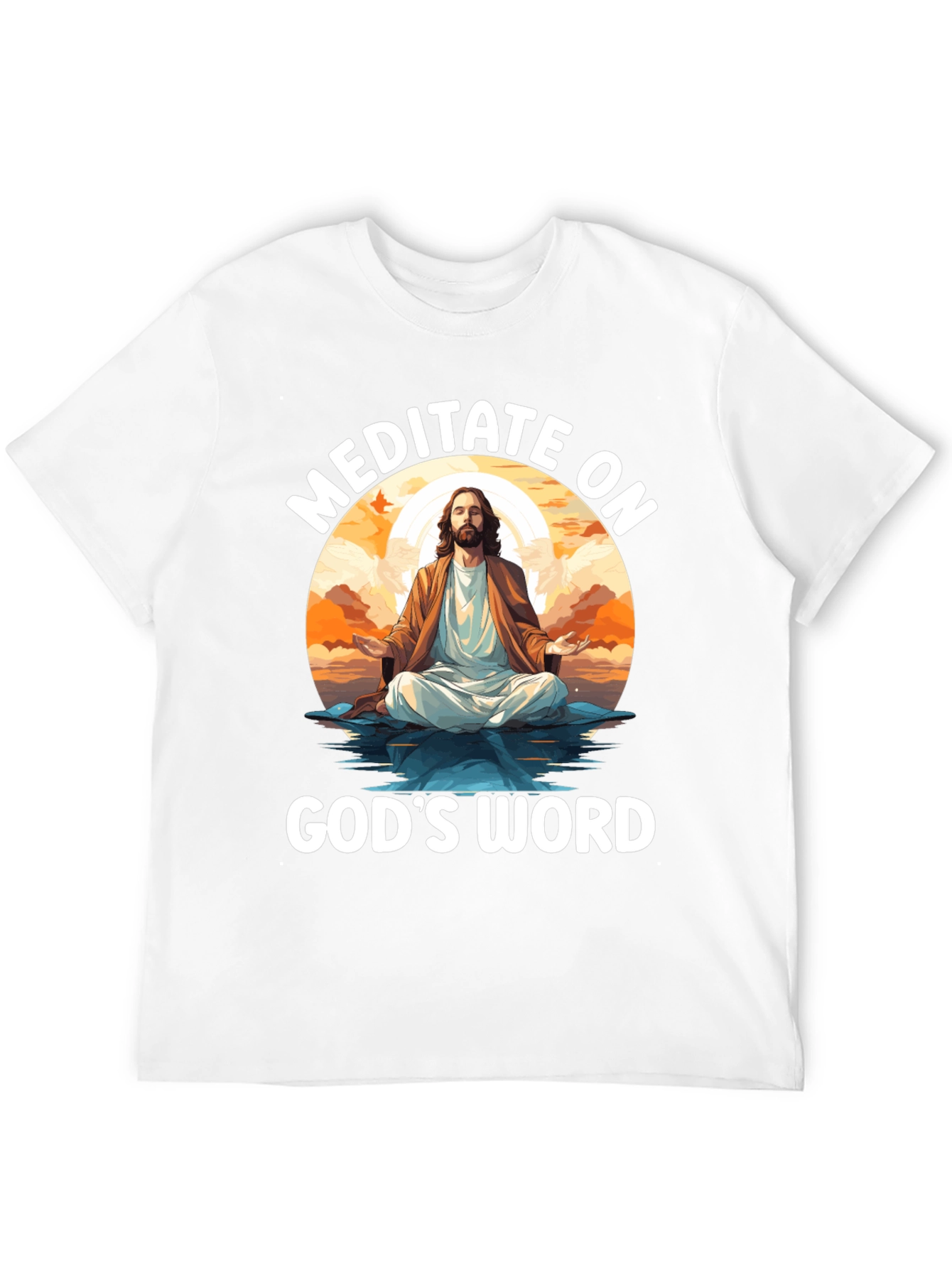 Meditate on Gods Word Black T-Shirt