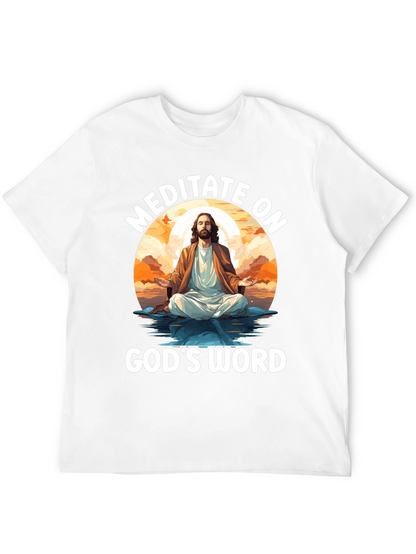 Meditate on Gods Word Black T-Shirt