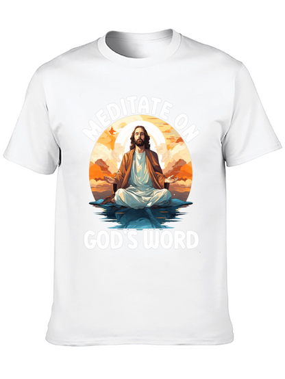 Meditate on Gods Word Black T-Shirt