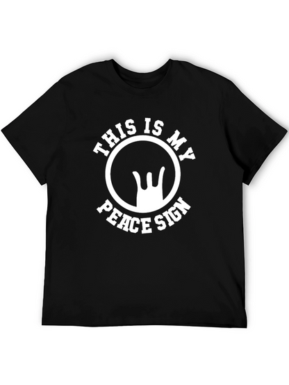 This is My Peace Sign T-Shirt - Rock On!