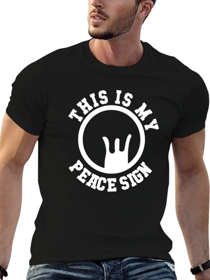 This is My Peace Sign T-Shirt - Rock On!