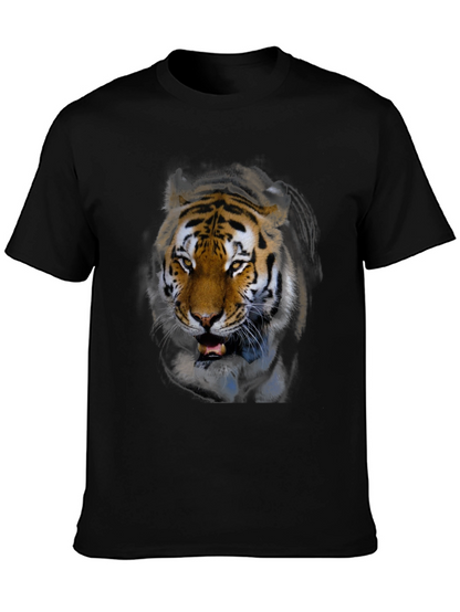 Tiger Graphic Black T-Shirt - Mens
