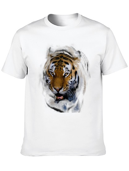Tiger Graphic Black T-Shirt - Mens