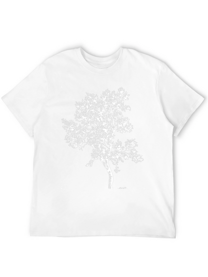 Nature Tree Graphic Black T-Shirt