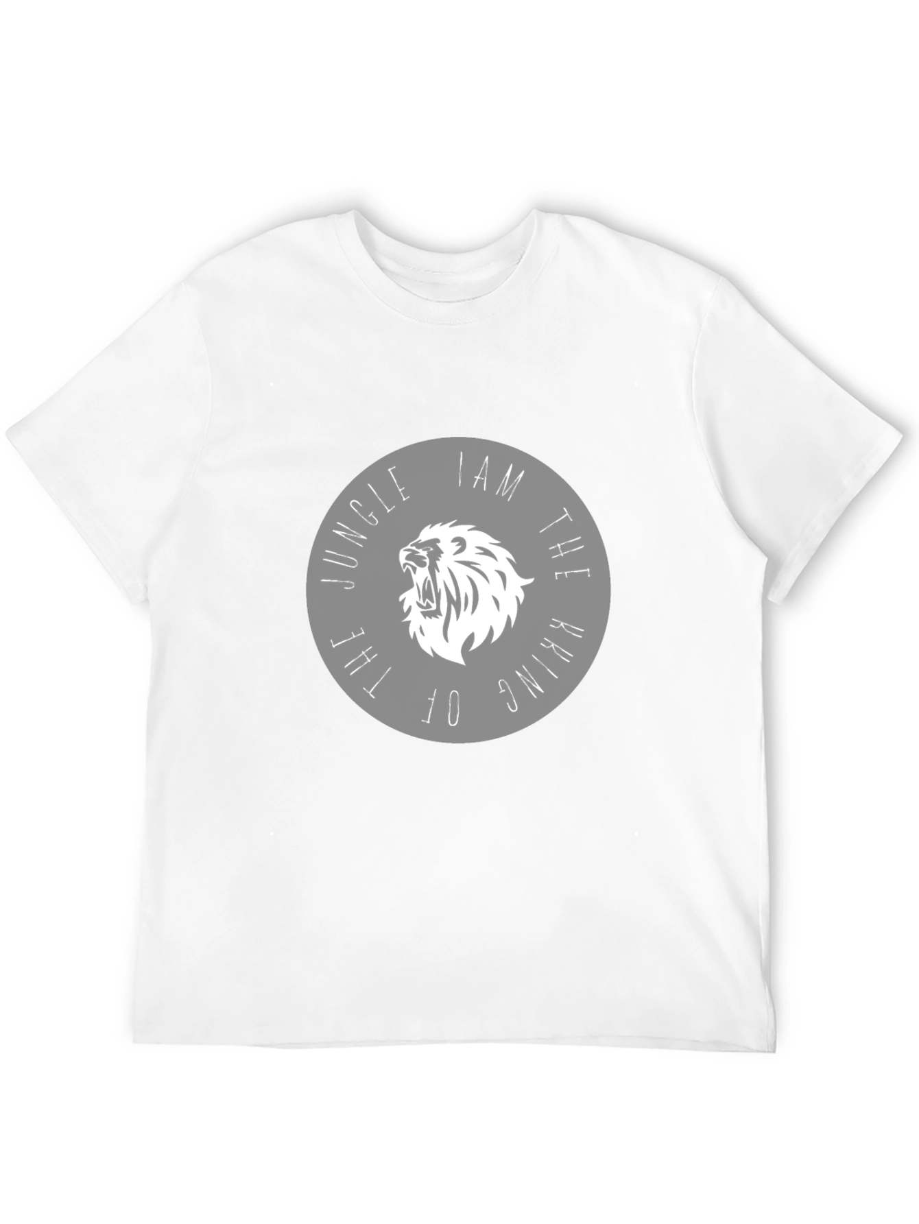 Jungle King Lion Graphic Tee - Black