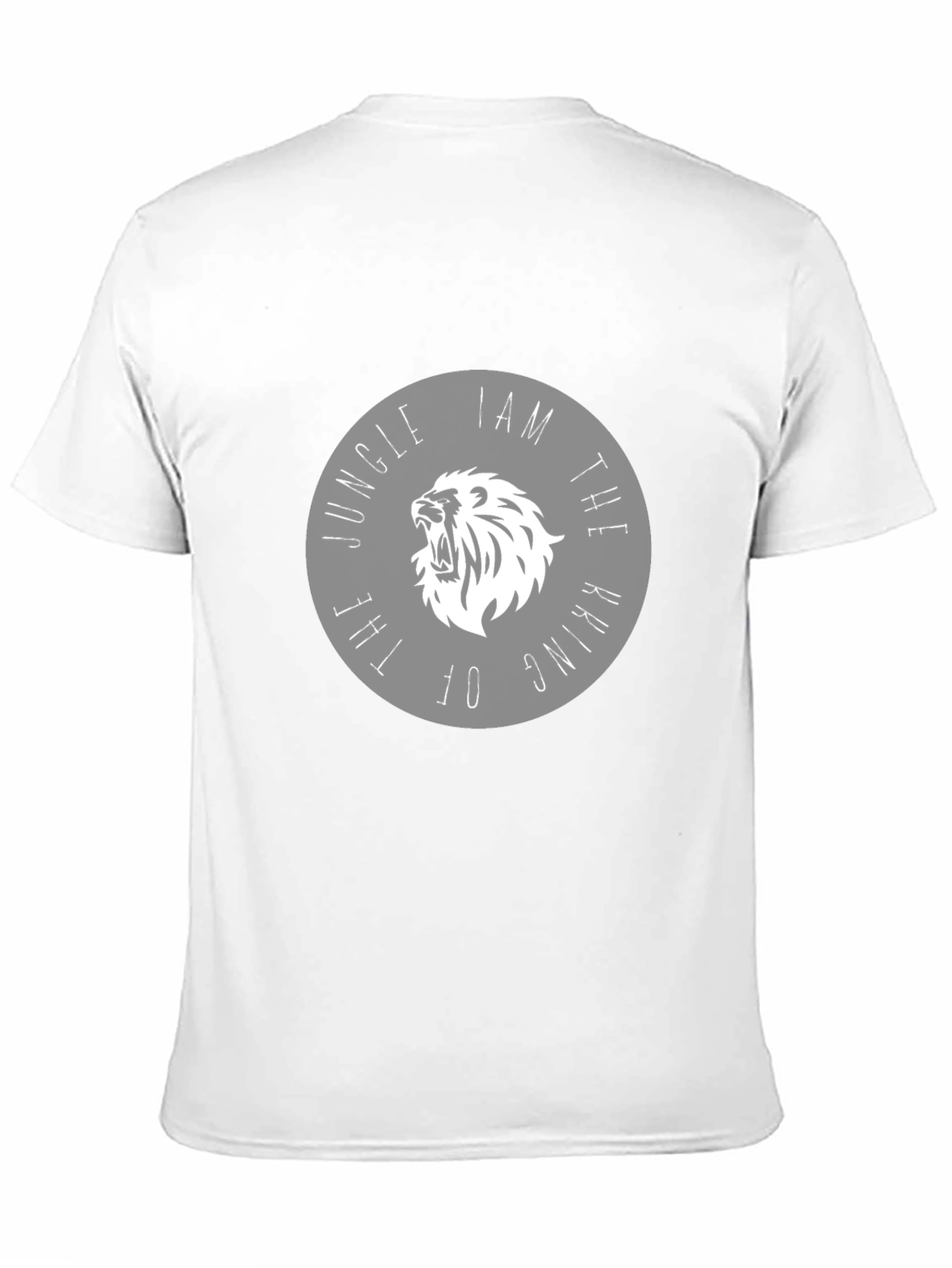 Jungle King Lion Graphic Tee - Black