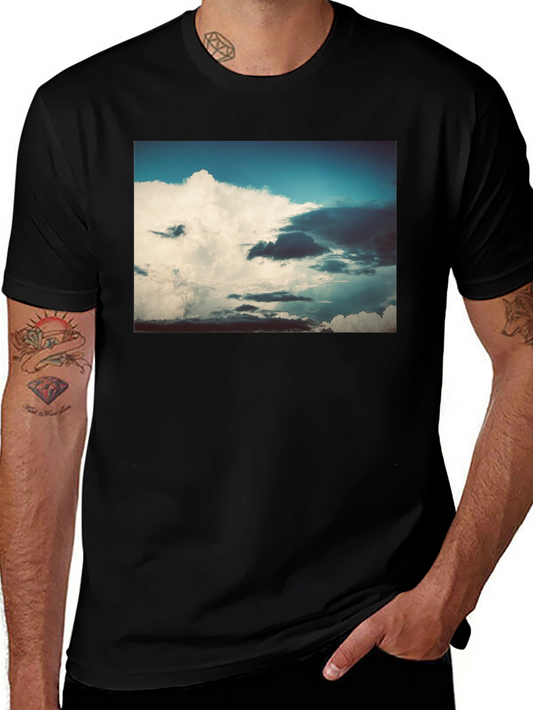 Cloudscape Graphic Black T-Shirt